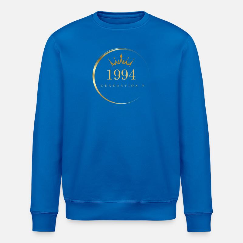 Génération Y construite en 1994 - Sweat bio ROLLER Stanley/Stella Unisexe - bleu roi
