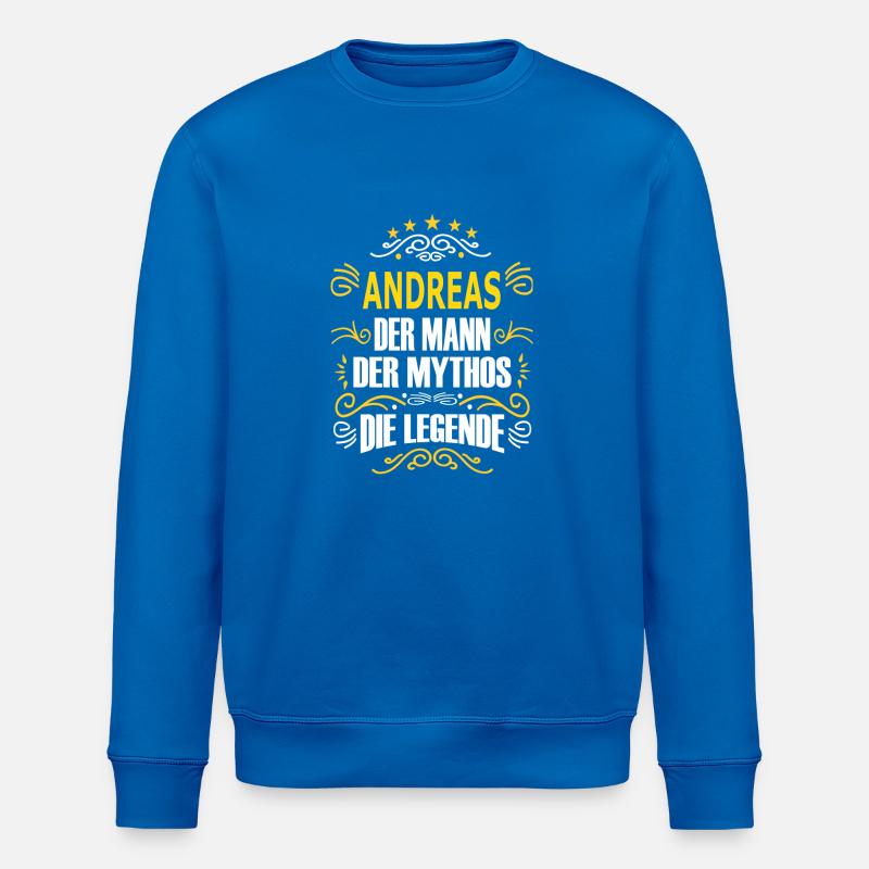 ANDREAS - Stanley/Stella Unisex Bio-Sweatshirt ROLLER - Königsblau