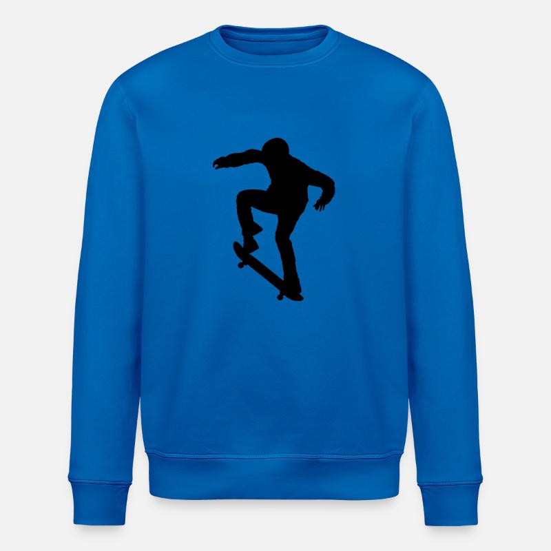 Skater - Skateboard - Skating - Sweat bio ROLLER Stanley/Stella Unisexe - bleu roi
