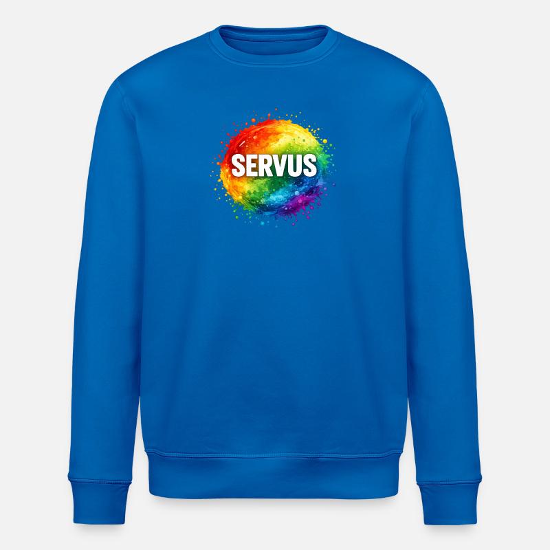 Explosion colorée SERVUS - Sweat bio ROLLER Stanley/Stella Unisexe - bleu roi