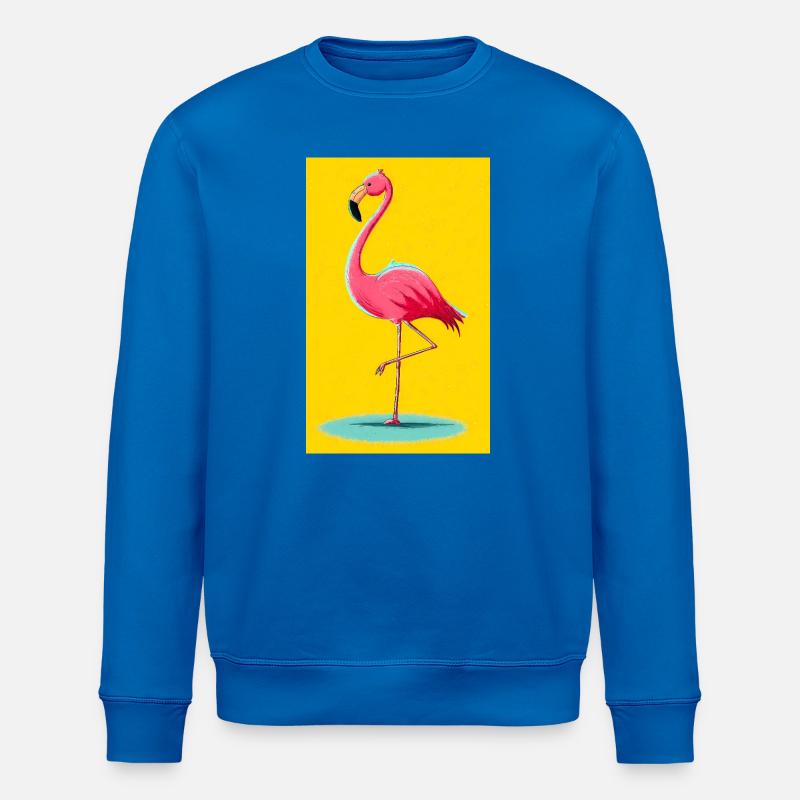 Flamingo - Stanley/Stella Unisex Bio-Sweatshirt ROLLER - Königsblau
