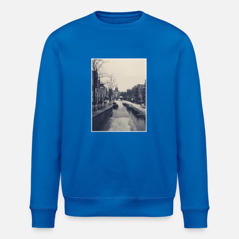 frozen amsterdam - Stanley/Stella Unisex Bio-Sweatshirt ROLLER - Königsblau