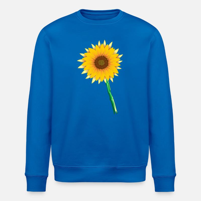 Sonnenblume - Stanley/Stella Unisex Bio-Sweatshirt ROLLER - Königsblau