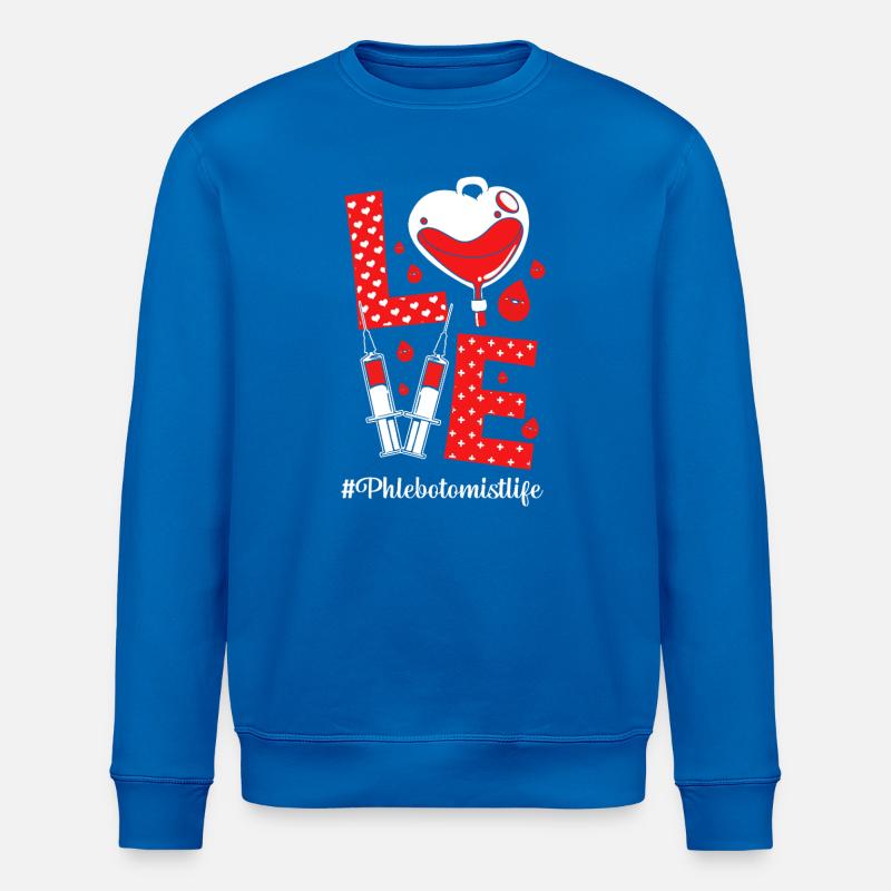 Don de sang Donneur de sang - Sweat bio ROLLER Stanley/Stella Unisexe - bleu roi