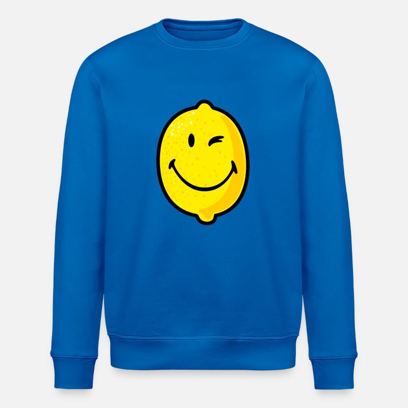 Smiley Lemon - Stanley/Stella Unisex Bio-Sweatshirt ROLLER - Königsblau