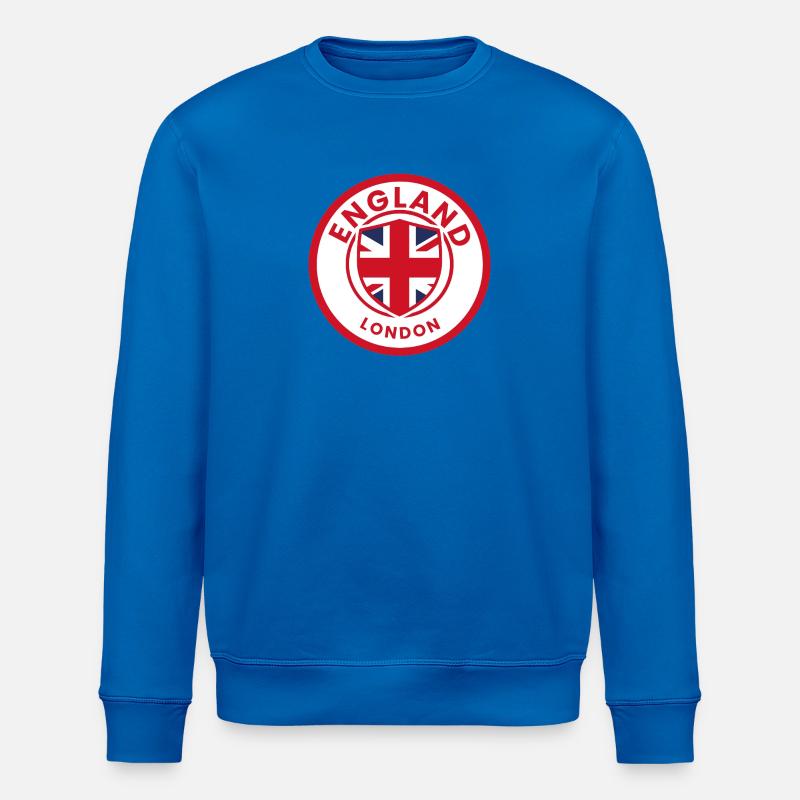 England Shield Londons Emblem - Stanley/Stella Unisex Bio-Sweatshirt ROLLER - Königsblau