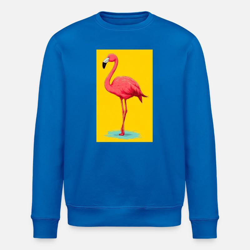 Flamingo - Stanley/Stella Unisex Bio-Sweatshirt ROLLER - Königsblau
