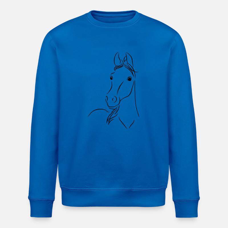 Fohlen01 - Sweat bio ROLLER Stanley/Stella Unisexe - bleu roi