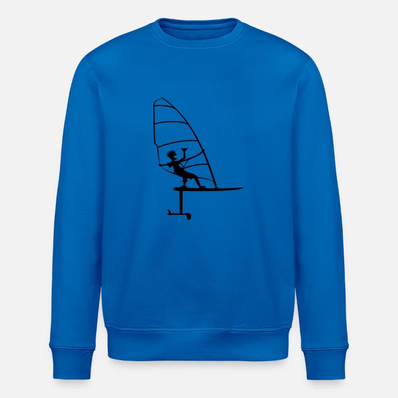 Windfoil - Sweat bio ROLLER Stanley/Stella Unisexe - bleu roi