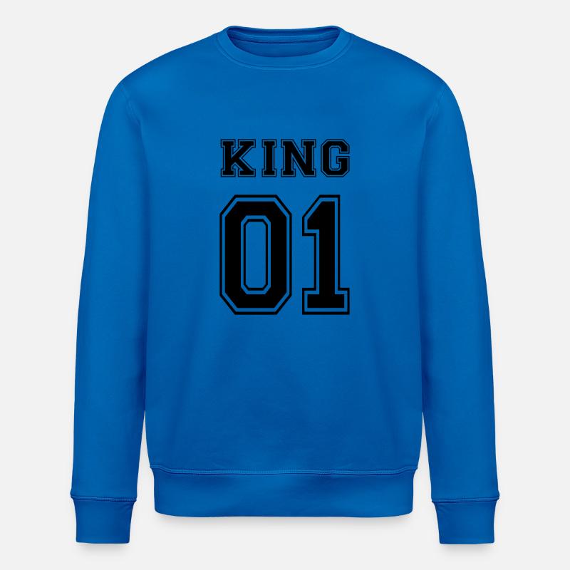 KING - Sweat bio ROLLER Stanley/Stella Unisexe - bleu roi