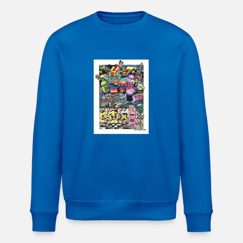Bagdalille - Stanley/Stella Unisex Bio-Sweatshirt ROLLER - Königsblau