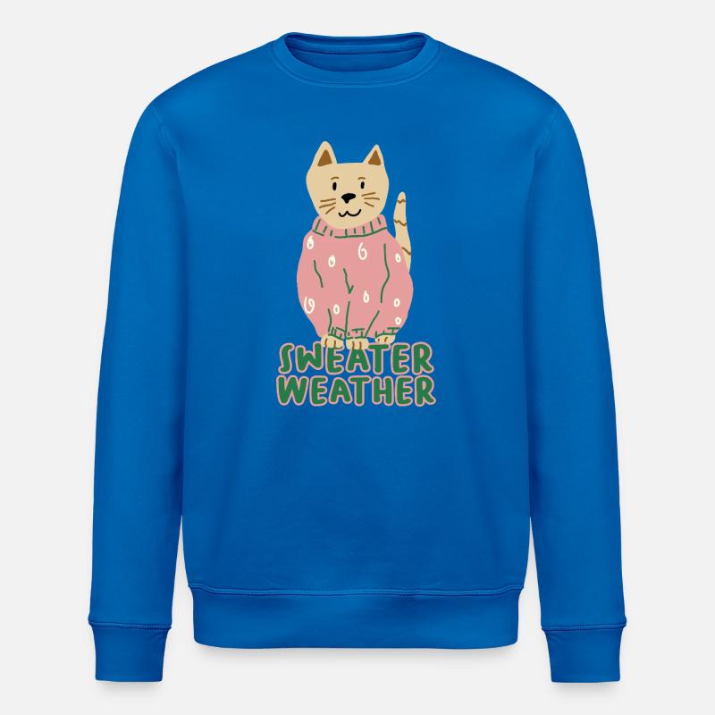 Sweater_weather - Stanley/Stella ROLLER Unisex Organic Sweatshirt - royal blue