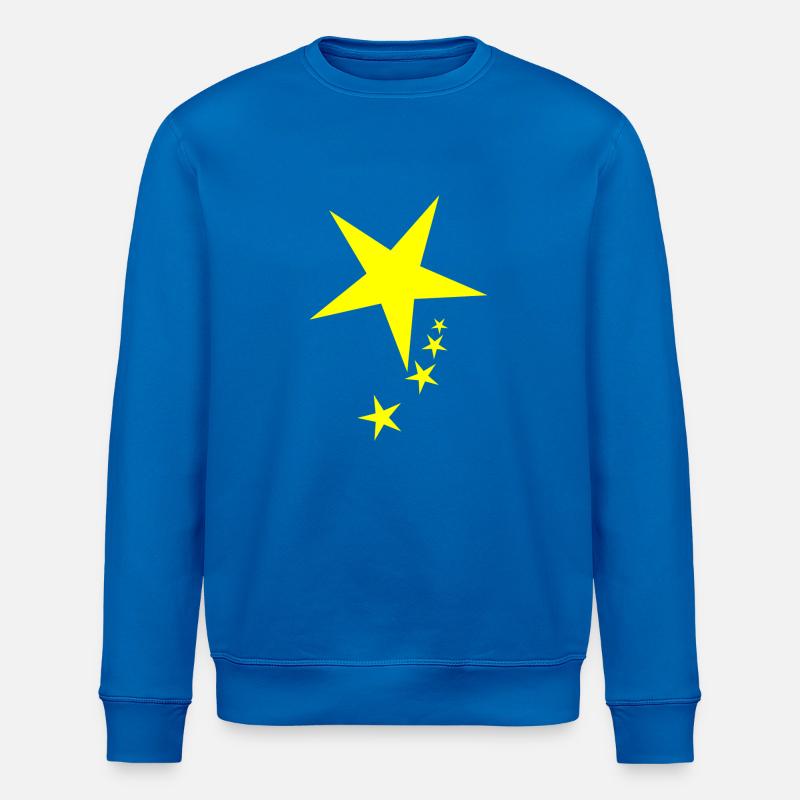 Étoile 7 - Sweat bio ROLLER Stanley/Stella Unisexe - bleu roi