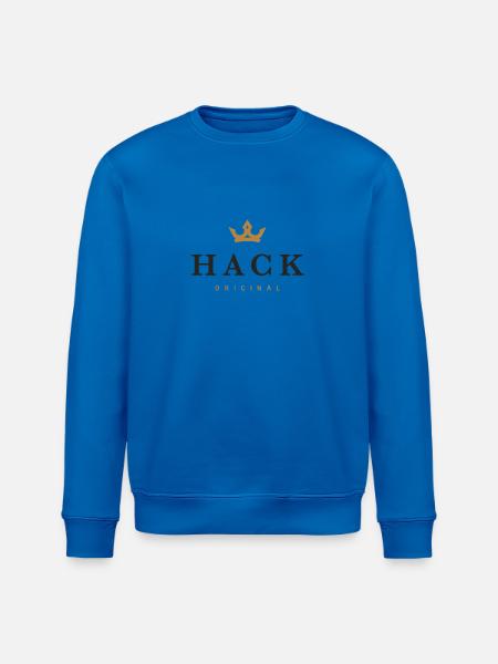 Hack Original Family Logo - Stanley/Stella ROLLER Unisex Organic Sweatshirt - royal blue