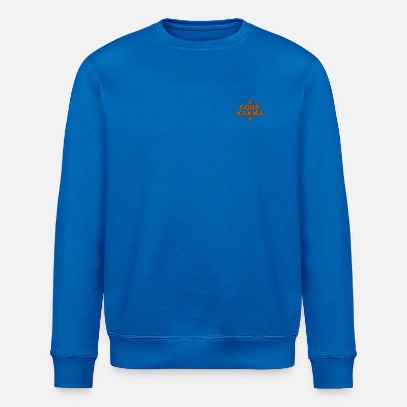 Gutes Karma bestickt - Stanley/Stella Unisex Bio-Sweatshirt ROLLER - Königsblau