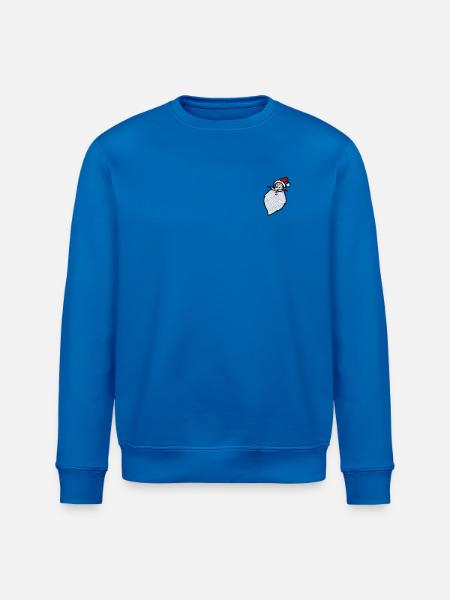 Weihnachtsmann & Co. KG Stickmotiv Weihnachtsmann - Stanley/Stella Unisex Bio-Sweatshirt ROLLER - Königsblau