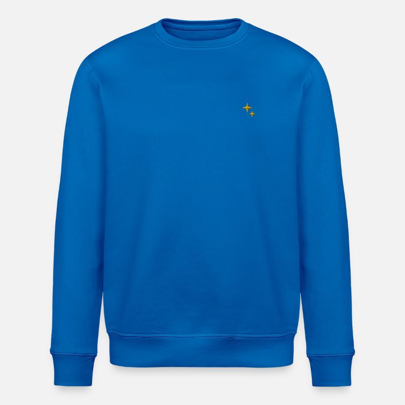 Sterne bestickt - Stanley/Stella Unisex Bio-Sweatshirt ROLLER - Königsblau