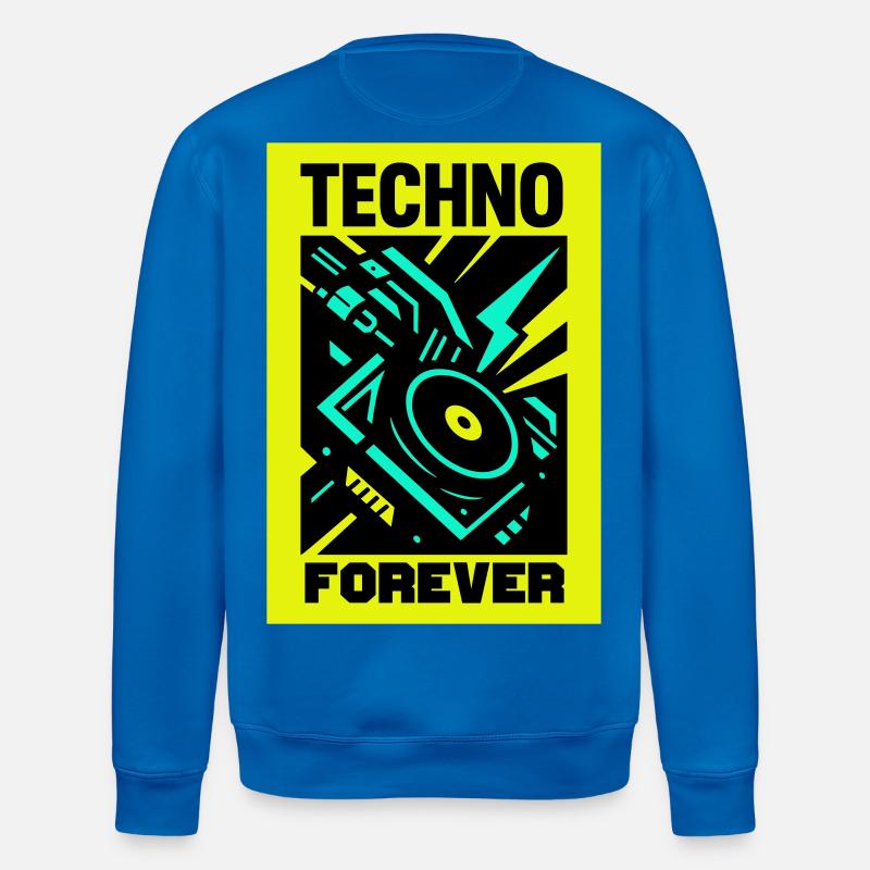 Techno Forever - Stanley/Stella ROLLER Unisex Organic Sweatshirt - royal blue