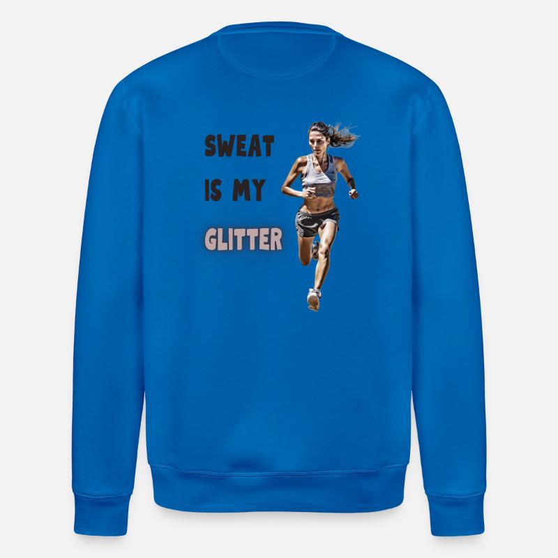 La sueur est mon éclat - Sweat bio ROLLER Stanley/Stella Unisexe - bleu roi