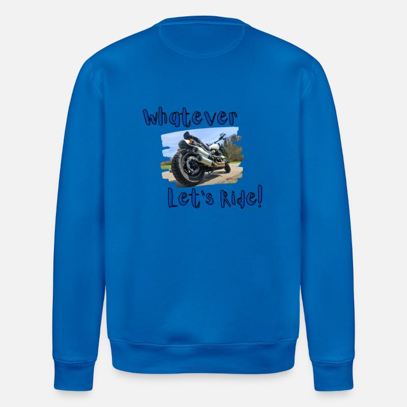 Quoi qu’il en soit - Roulons! - Sweat bio ROLLER Stanley/Stella Unisexe - bleu roi