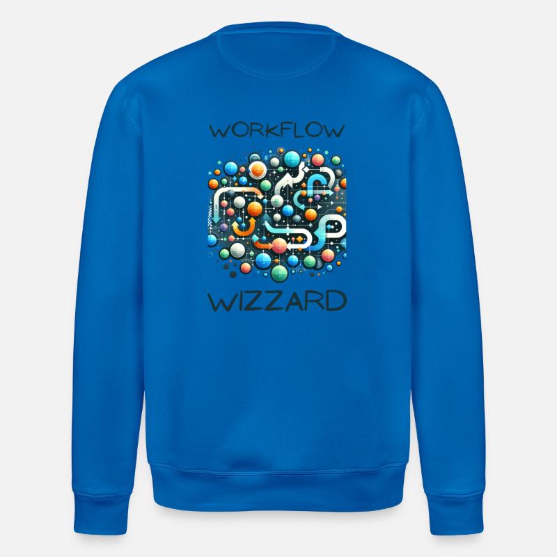 Flux de travail Wizzard - Sweat bio ROLLER Stanley/Stella Unisexe - bleu roi
