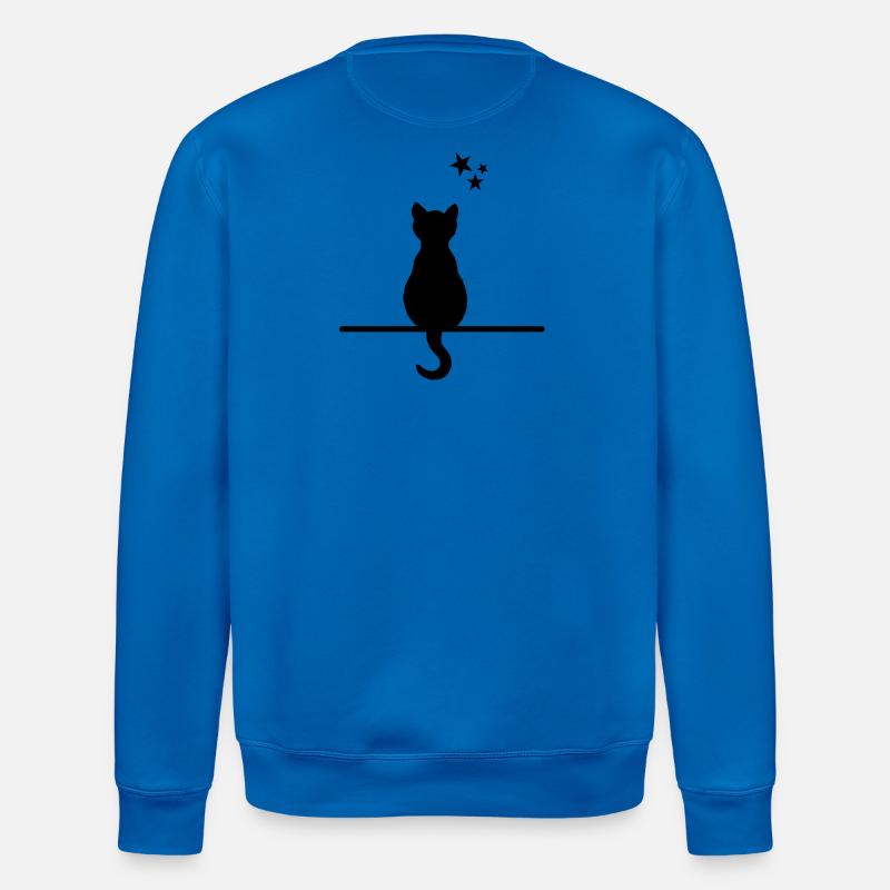 Chat de rêve - Sweat bio ROLLER Stanley/Stella Unisexe - bleu roi