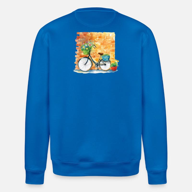 Bicycle - Stanley/Stella ROLLER Unisex Organic Sweatshirt - royal blue