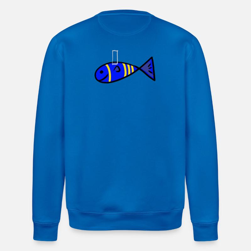 Aprilscherz - Stanley/Stella Unisex Bio-Sweatshirt ROLLER - Königsblau