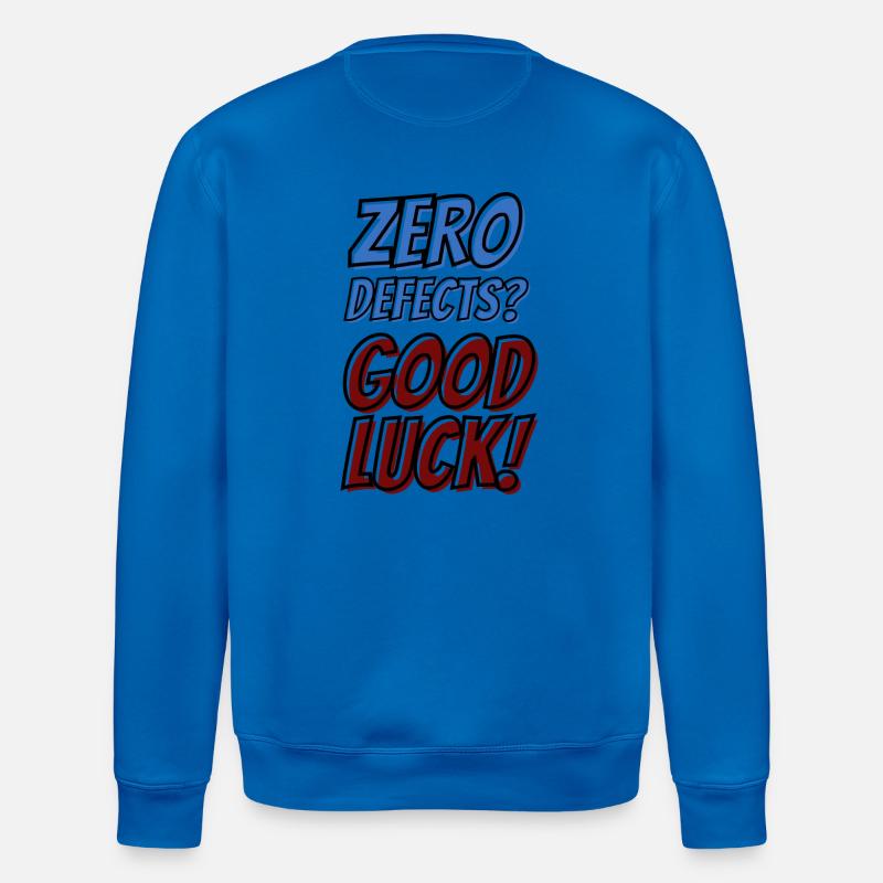 Zero Defects Good luck - Stanley/Stella ROLLER Unisex Organic Sweatshirt - royal blue