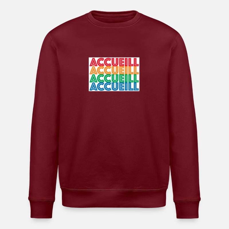 ACCUEILL - Sweat bio ROLLER Stanley/Stella Unisexe - bordeaux