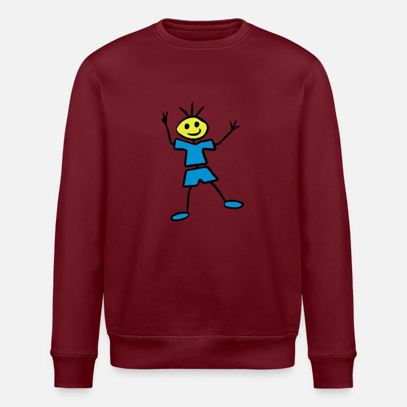 Collez le chiffre - Sweat bio ROLLER Stanley/Stella Unisexe - bordeaux