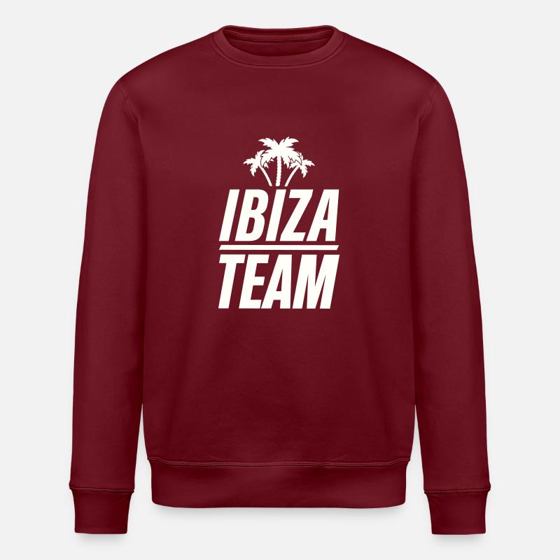L’équipe d’Ibiza - Sweat bio ROLLER Stanley/Stella Unisexe - bordeaux