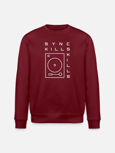 Sync kills skills - Sweat bio ROLLER Stanley/Stella Unisexe - bordeaux