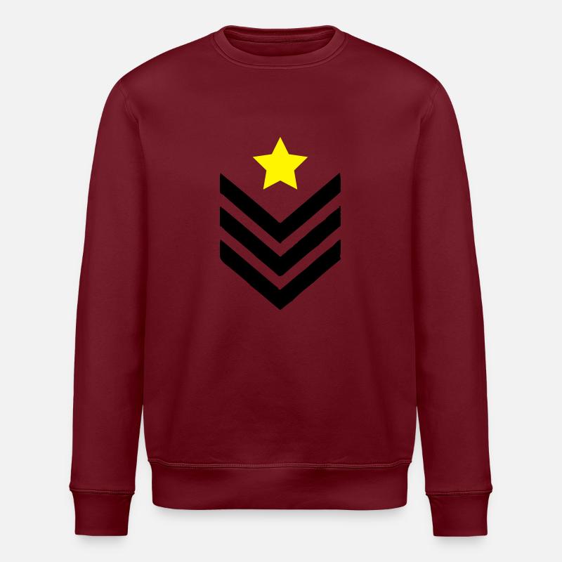 abzeichen_002 - Stanley/Stella Unisex Bio-Sweatshirt ROLLER - Burgunderrot