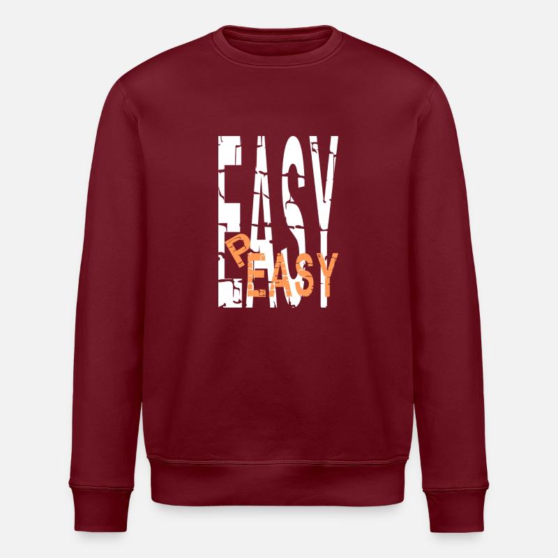 easy-peasy - Sweat bio ROLLER Stanley/Stella Unisexe - bordeaux