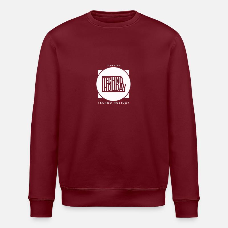 logo_techno_holiday_2017_blanco - Sweat bio ROLLER Stanley/Stella Unisexe - bordeaux