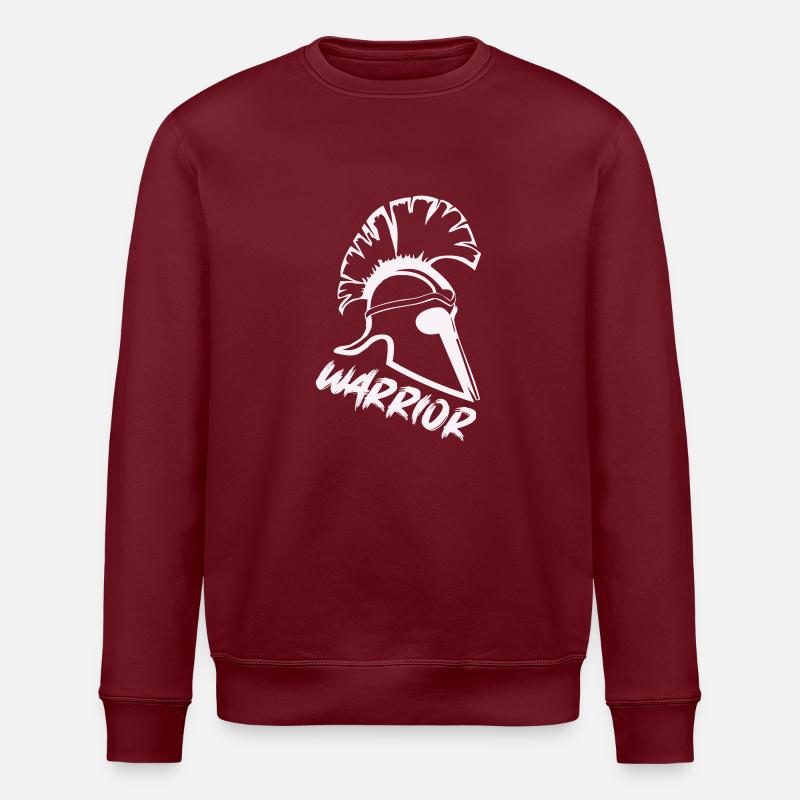 sparta helm krieger - Stanley/Stella Unisex Bio-Sweatshirt ROLLER - Burgunderrot