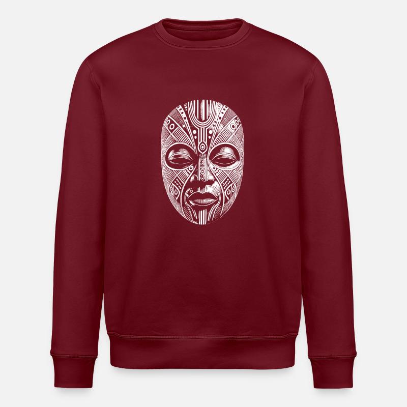 Maske - Stanley/Stella Unisex Bio-Sweatshirt ROLLER - Burgunderrot