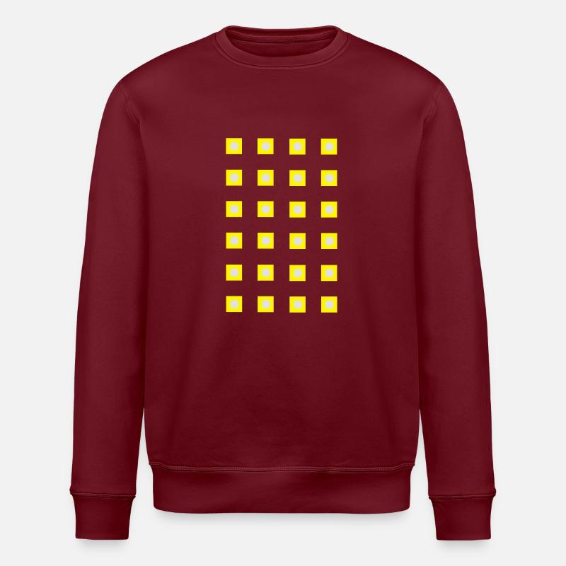 LED-Licht_a1 - Stanley/Stella Unisex Bio-Sweatshirt ROLLER - Burgunderrot
