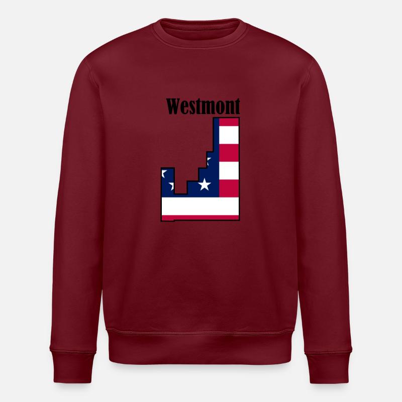 Westmont - Stanley/Stella Unisex Bio-Sweatshirt ROLLER - Burgunderrot