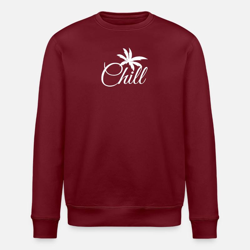 CHILL DOCH - Stanley/Stella Unisex Bio-Sweatshirt ROLLER - Burgunderrot