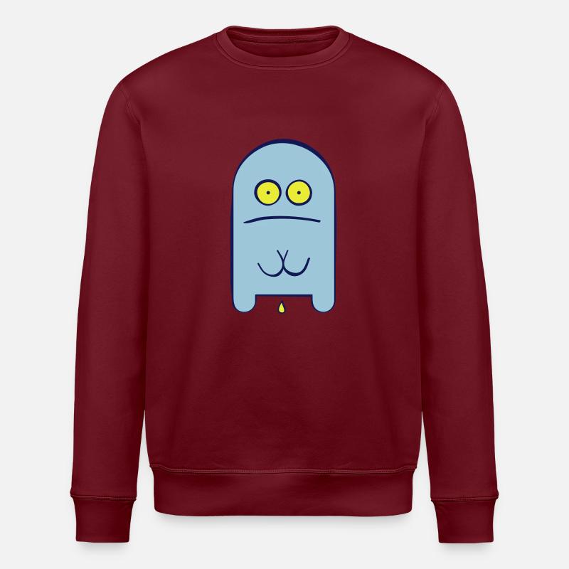 Pipimonster - Stanley/Stella Unisex Bio-Sweatshirt ROLLER - Burgunderrot