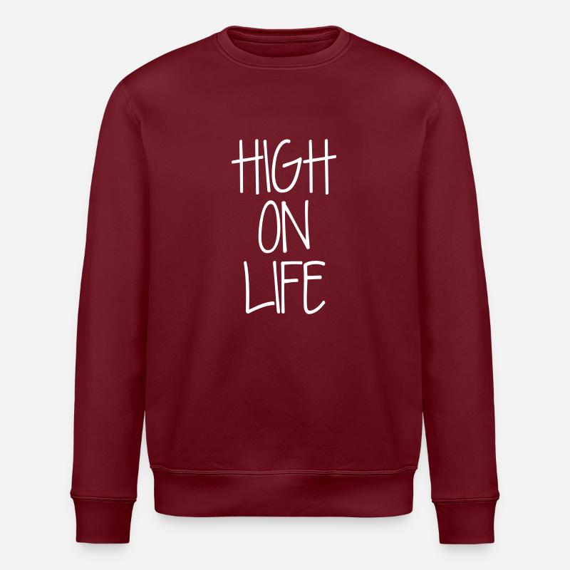 Blanc vif - Sweat bio ROLLER Stanley/Stella Unisexe - bordeaux