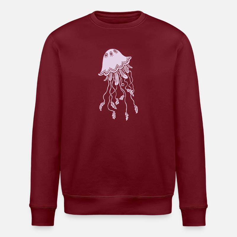 Méduse - Sweat bio ROLLER Stanley/Stella Unisexe - bordeaux