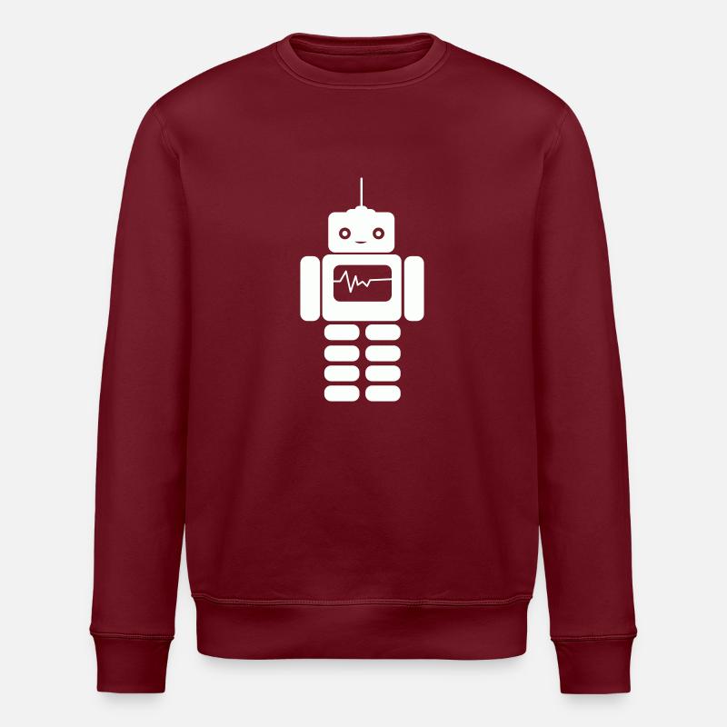 robot - Sweat bio ROLLER Stanley/Stella Unisexe - bordeaux