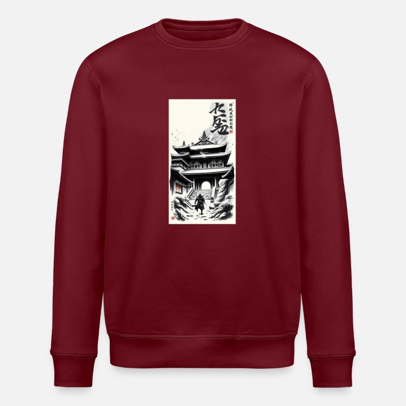 Temple - Stanley/Stella Unisex Bio-Sweatshirt ROLLER - Burgunderrot