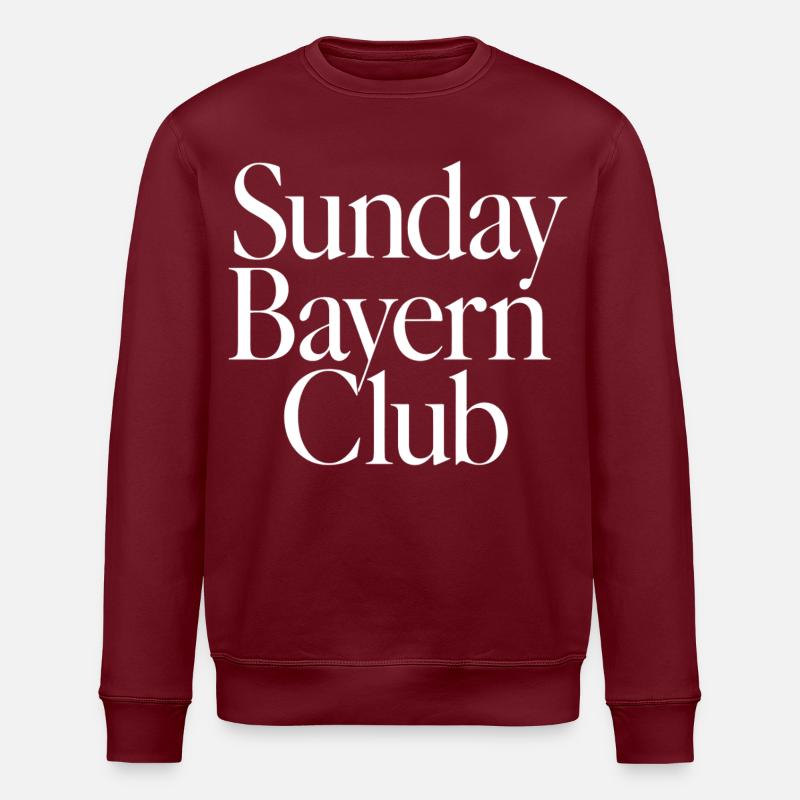 Club du Bayern du dimanche - Sweat bio ROLLER Stanley/Stella Unisexe - bordeaux