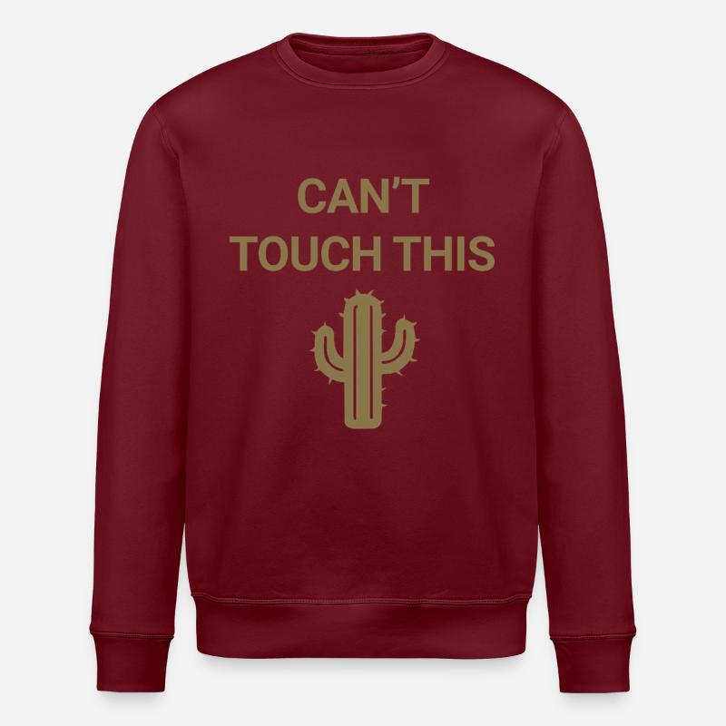 Can't touch this - Stanley/Stella Unisex Bio-Sweatshirt ROLLER - Burgunderrot