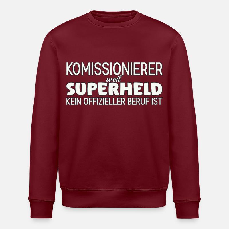 Picker Super-héros - Sweat bio ROLLER Stanley/Stella Unisexe - bordeaux