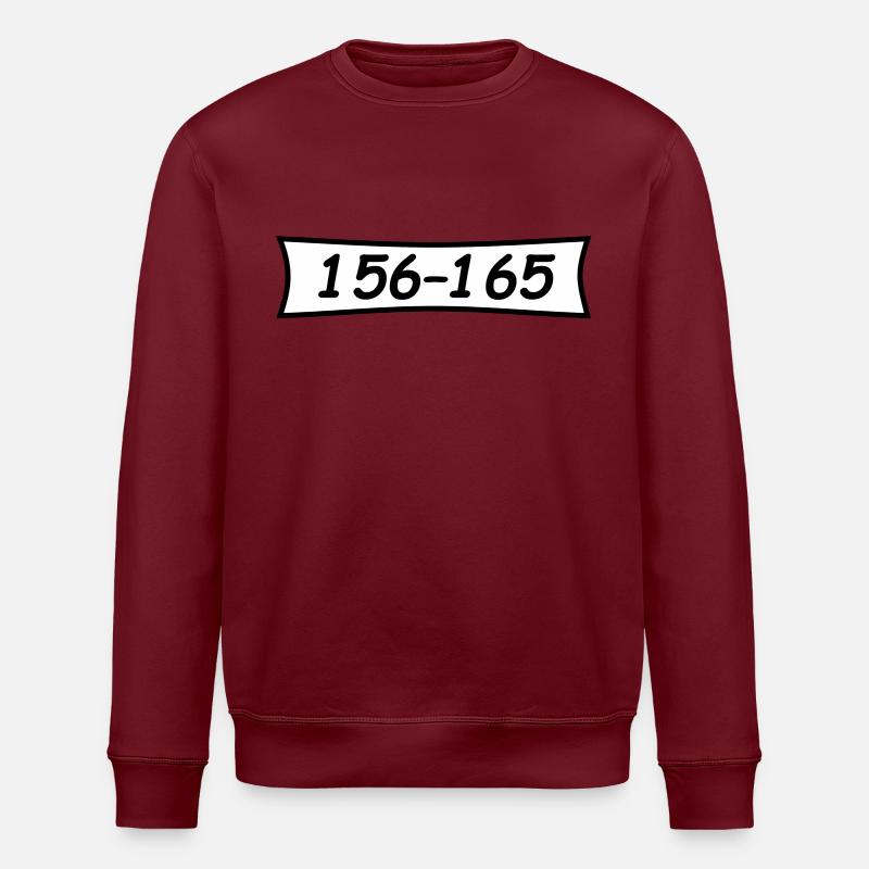 Panzerknacker Nummer 156 165 - Stanley/Stella Unisex Bio-Sweatshirt ROLLER - Burgunderrot
